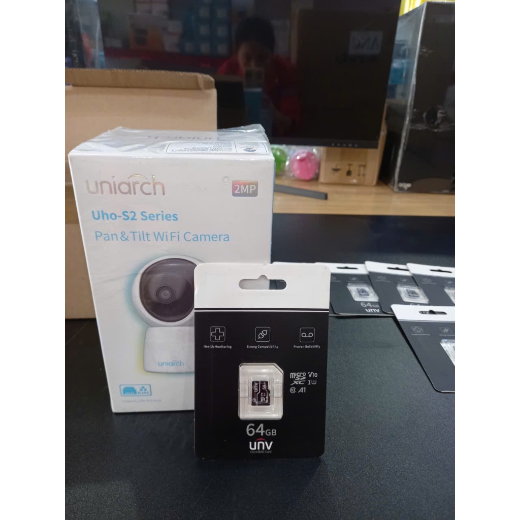 [RẺ VÔ ĐỊCH] Combo camera S2E UNV + Thẻ nhớ 64g UNV
