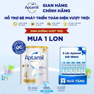 [Bắc Nam] Sữa Aptamil Profutura Bạc Úc số 1,2,3,4 bổ sung men vi sinh tiêu hoá khoẻ mạnh phát triển toàn diện cho bé hộp