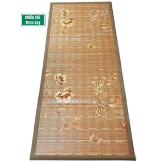 Chiếu trúc cá nhân lụa 90cm mát lạnh, mặt sau lót lụa bền, chắc