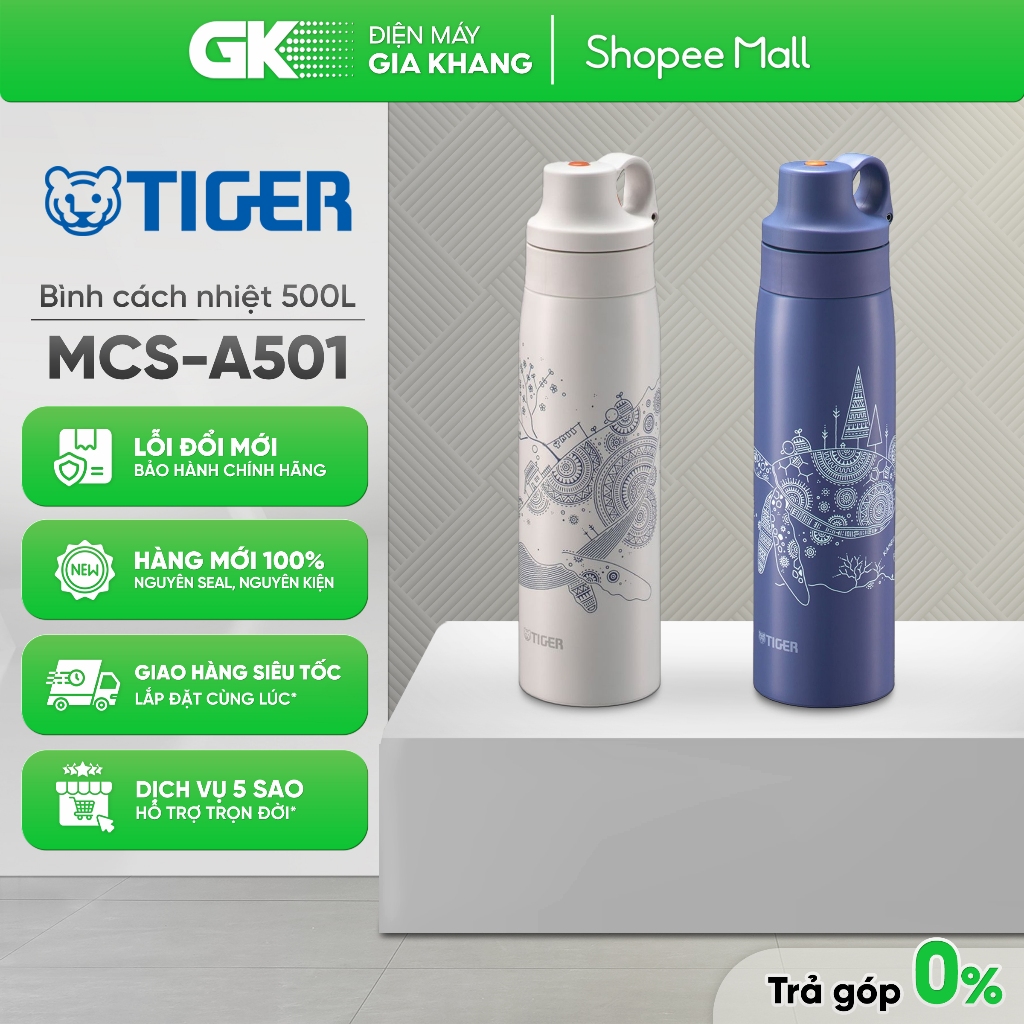 [K3] MCS-A501-AS / MCS-A501-WS - Bình Cách Nhiệt Chân Không MCS-A501 [Toàn Quốc]