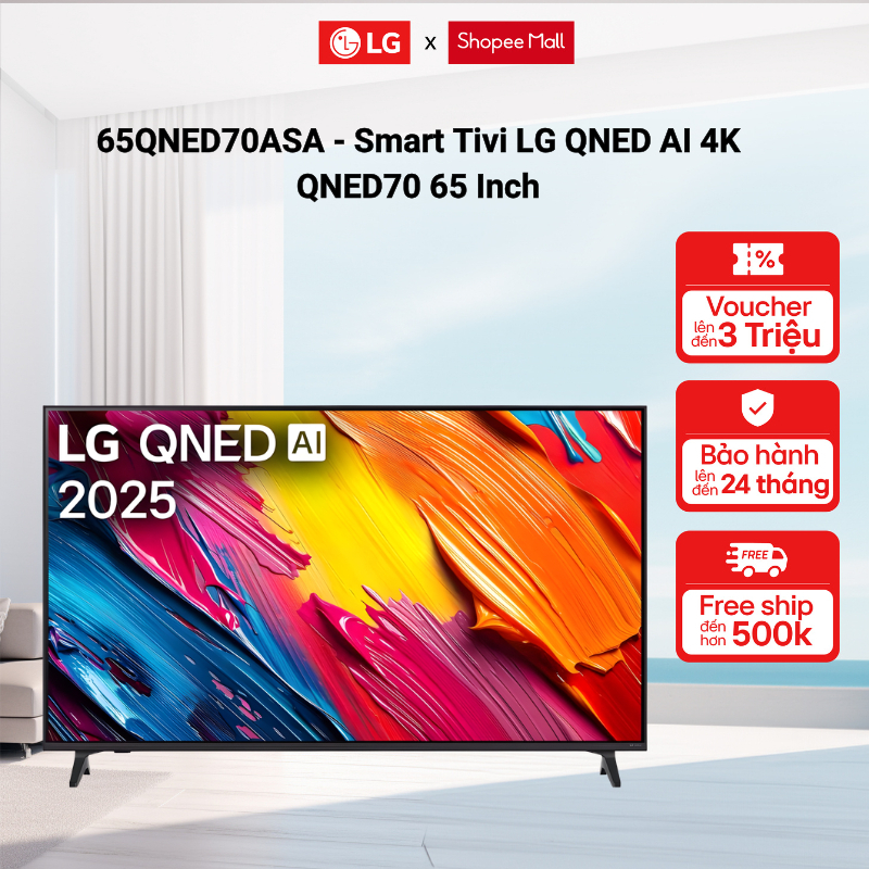 65QNED70ASA - Smart Tivi LG QNED AI 4K QNED70 65 Inch