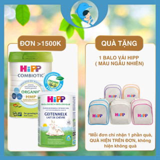 Sữa công thức HIPP Organic số 1,2,3 lon 350/400/800g Bò & Dê hỗ trợ phát triển toàn diện MECAHEO