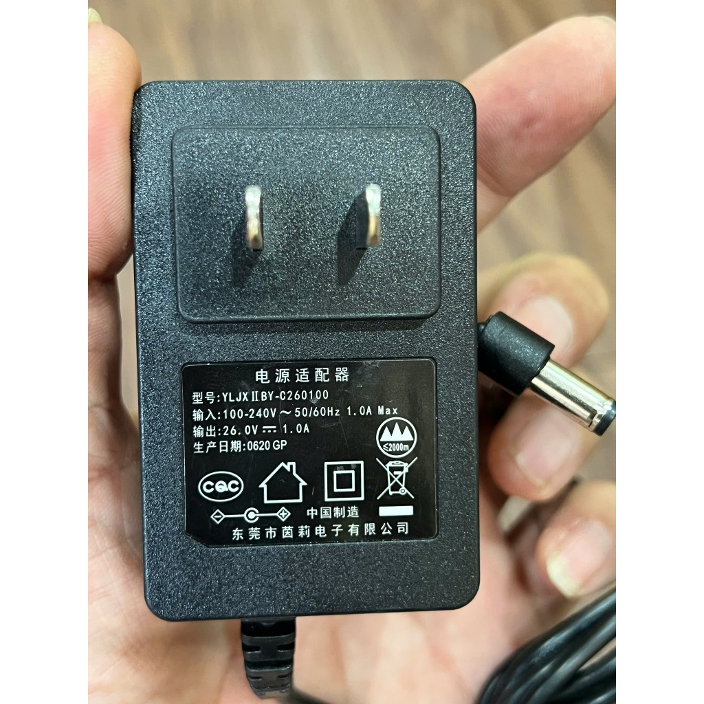 🔌 DÂY SẠC 26V CHO MÁY HÚT BỤI LAU SÀN TINECO FLOOR ONE S5 COMBO – LOẠI TỐT