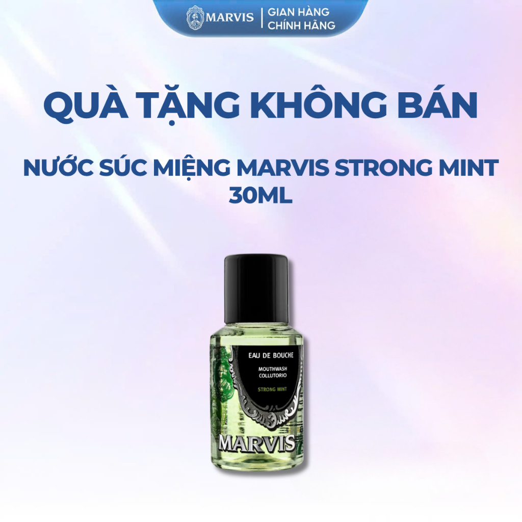 [Quà Tặng] Nước súc miệng MARVIS Strong Mint 30ML