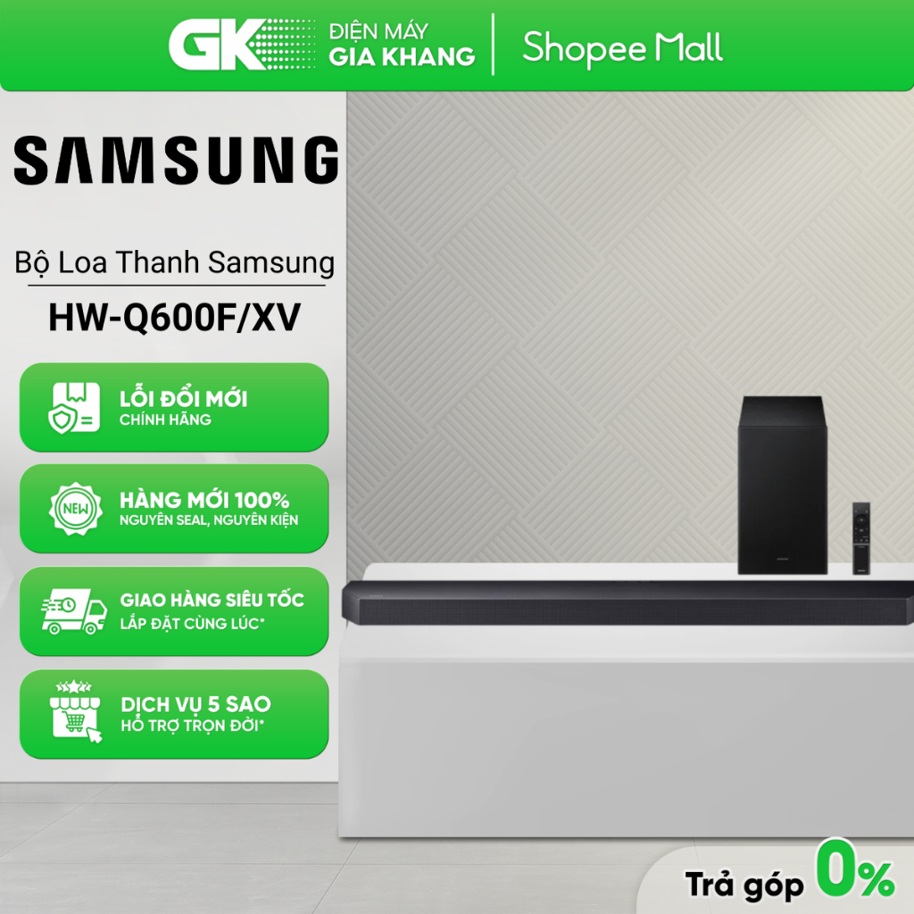 Bộ loa thanh Samsung HW-Q600F/XV 380W [Freeship HCM]