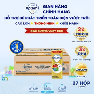 [Bắc Nam X KOL] THÙNG SỮA DINH DƯỠNG PHA SẴN APTAMIL KID 110ml, Aptamil Gold 180ML, Aptamil Kid 180ml DATE T7