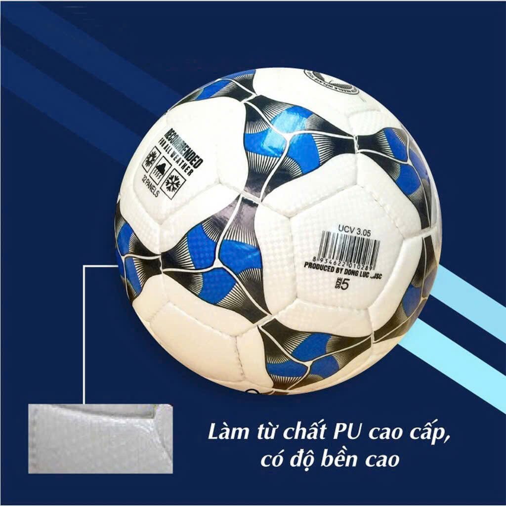 Quả bóng đá, trái banh Động Lực FiFA UHV số 4, số 5 chinh hãng, da PU mềm, bay chuẩn