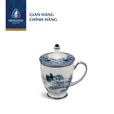 Ca Trà Sứ Minh Long 0.30 L + nắp - Hoàng Cung - Hồn Việt