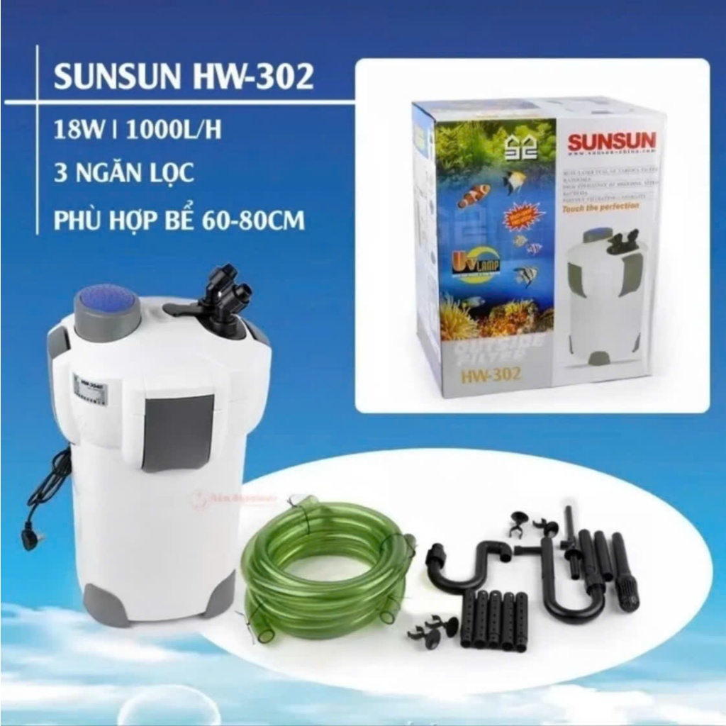 Lọc Thùng Thế Hệ Mới SunSun HW 302,303,304