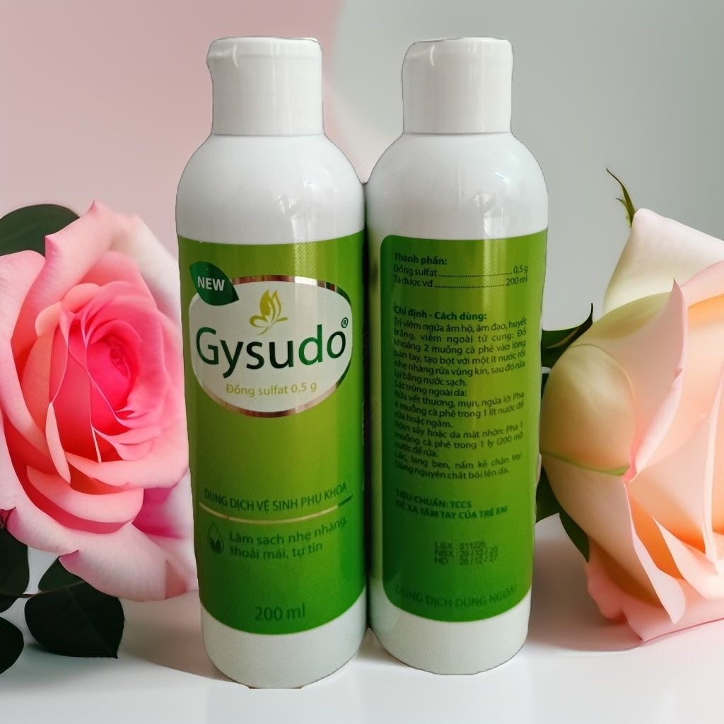Dung dịch Vệ sinh Gysudo chai 200ml - giảm viêm ngứa, sát trùng, lang ben, nấm móng..(Chính hãng)-D.