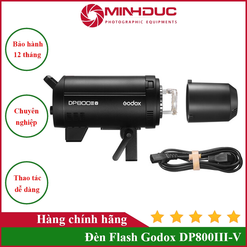 Đèn flash Godox DP800III-V chính hãng bảo hành 12 tháng
