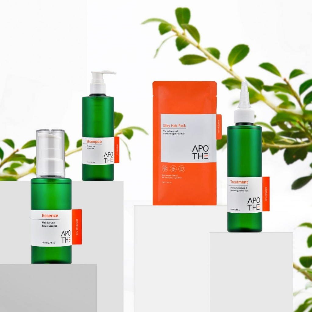 Bộ ba chăm sóc tóc Apothe - Nuôi dưỡng sâu, tăng cường độ bồng bềnh cho mái tóc