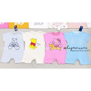 [Size 6-24M] Body đùi tay hến – form xinh cho bé trai/gái Hello Kitty – Mickey– Gấu siêu xinh size 6M,9M,12M,18M,24M