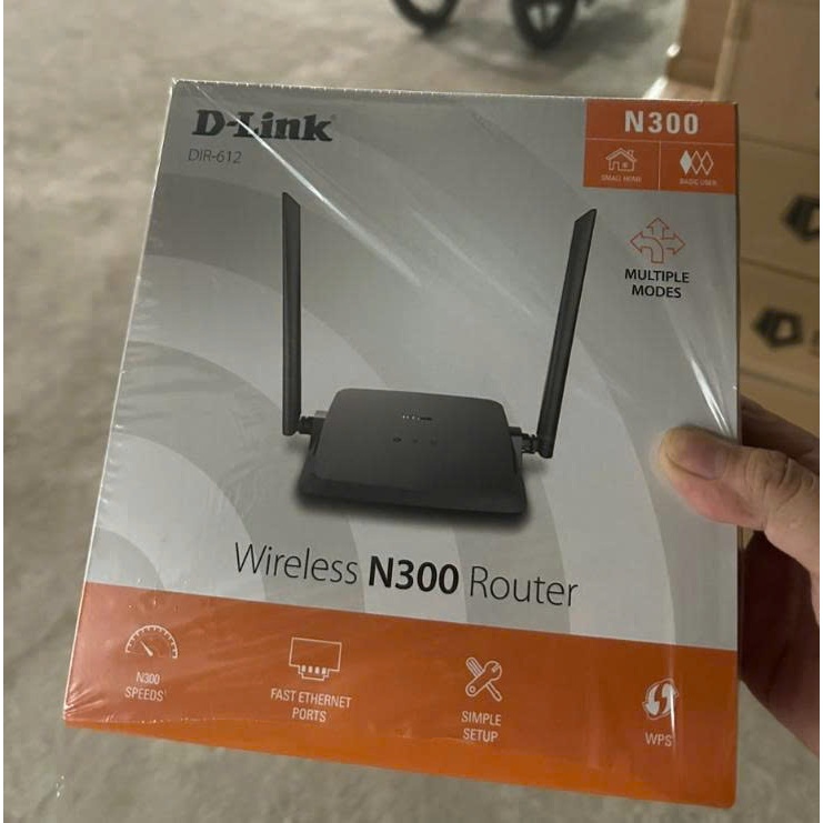 Bộ phát wifi Dlink DIR612 (4 cổng LAN / tốc độ Wifi 300Mbps/ 2 Ăngten)