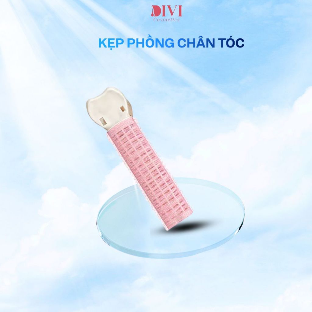 Kẹp phồng chân tóc mái Lô uốn tự dính mái bay nữ đẹp phong cách Hàn Quốc - Mỹ Phẩm Divi