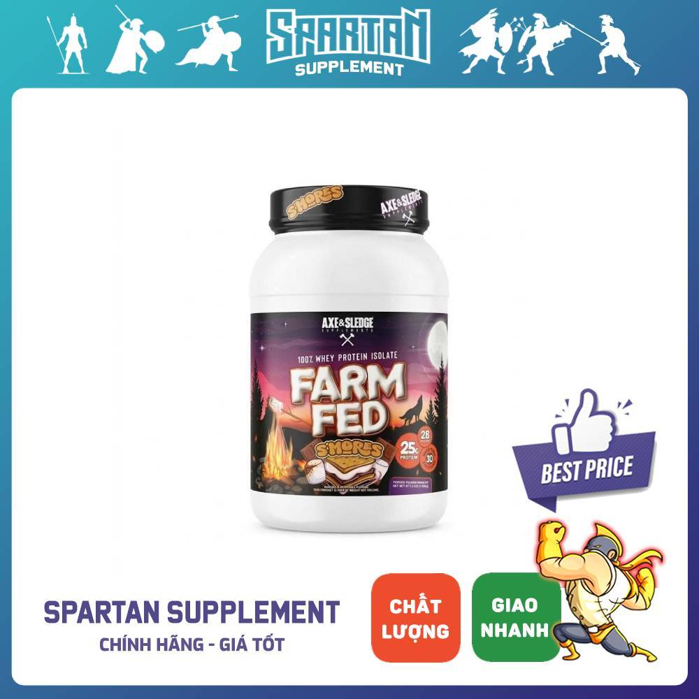 AXE & SLEDGE Farm Fed Isolate – Whey  Cho Gym