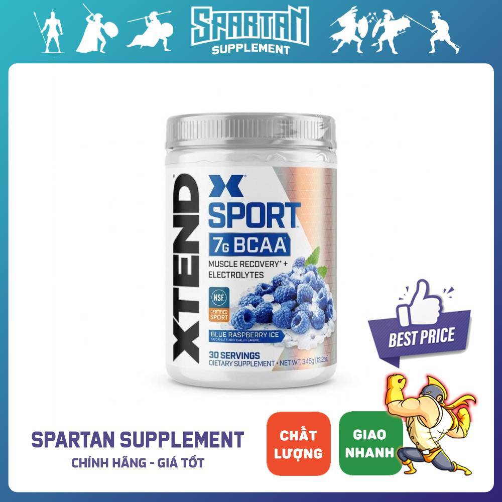 Xtend BCAA Sport – Phục Hồi Cơ Nhanh, Tăng Hiệu Suất Tập Luyện