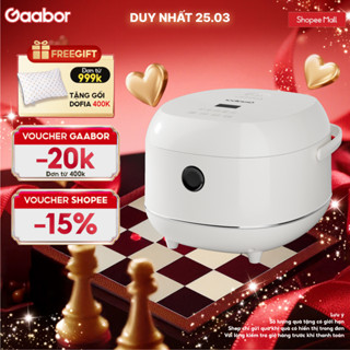 Nồi cơm điện tử Gaabor RC-30T01A dung tích 1.2 lít 5 chế độ nấu đa năng lòng nồi chống dính giữ ấm đến 24H