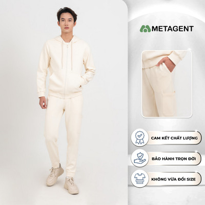 Quần jogger nam cạp chun, quần dài nỉ nam thể thao năng động Metagent MS 22E4050
