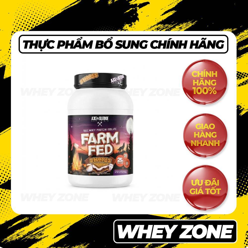 AXE & SLEDGE Whey Isolate – Hấp Thu Nhanh