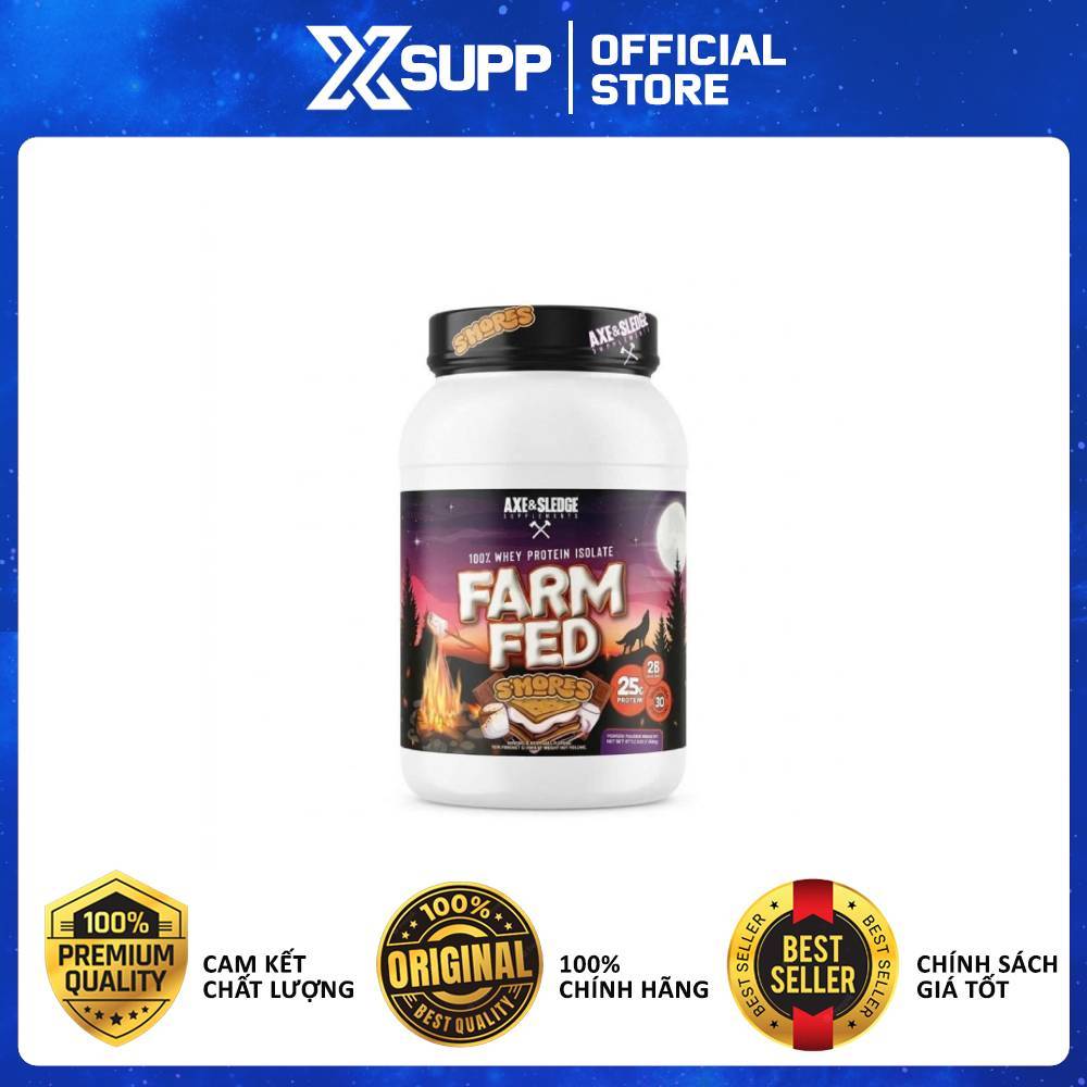 Whey Isolate Farm Fed – Protein Dễ Tiêu Hóa