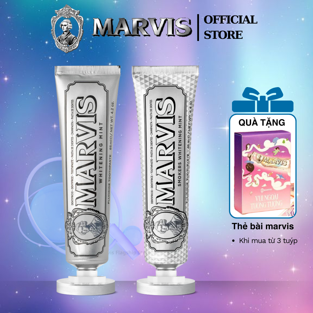 Kem Đánh Răng MARVIS Whitening Trắng Răng 85ml - MARVIS