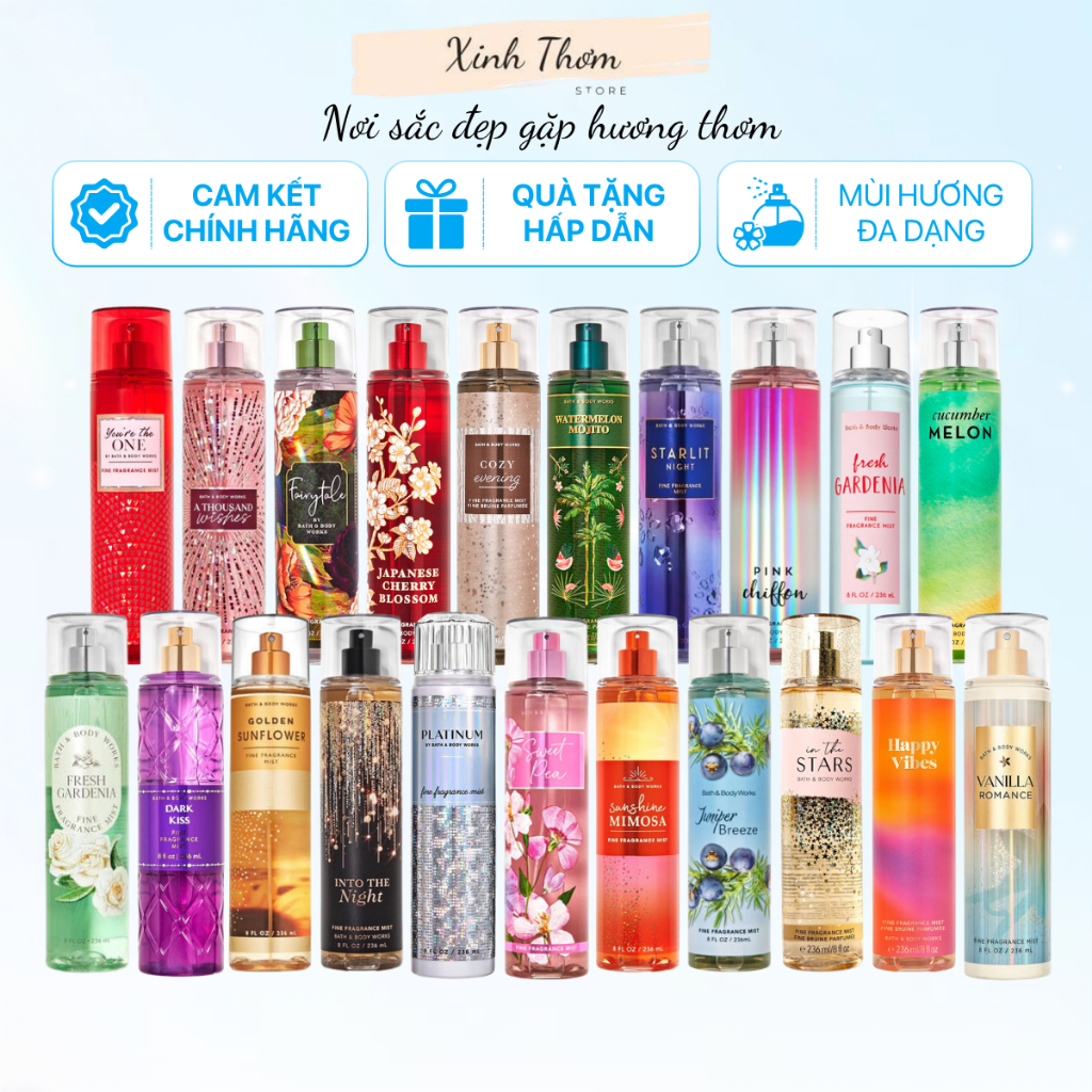 Mua 2⬇️2k - Mua 5⬇️5k - Mua 10⬇️10k (link 9Mua 10⬇️10k (link 9/9) Mẫu thử 2ml/5ml/10ml Body mist BBW