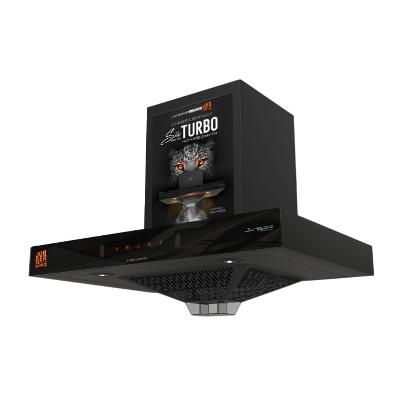 Máy hút mùi Junger LEOPARD HRJ-702L - Khử Mùi Dầu Mỡ, Thiết Kế Sang Trọng