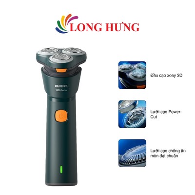 Máy cạo râu khô và ướt Philips Shaver Series 1000 S1882/00 - Hàng cính hãng