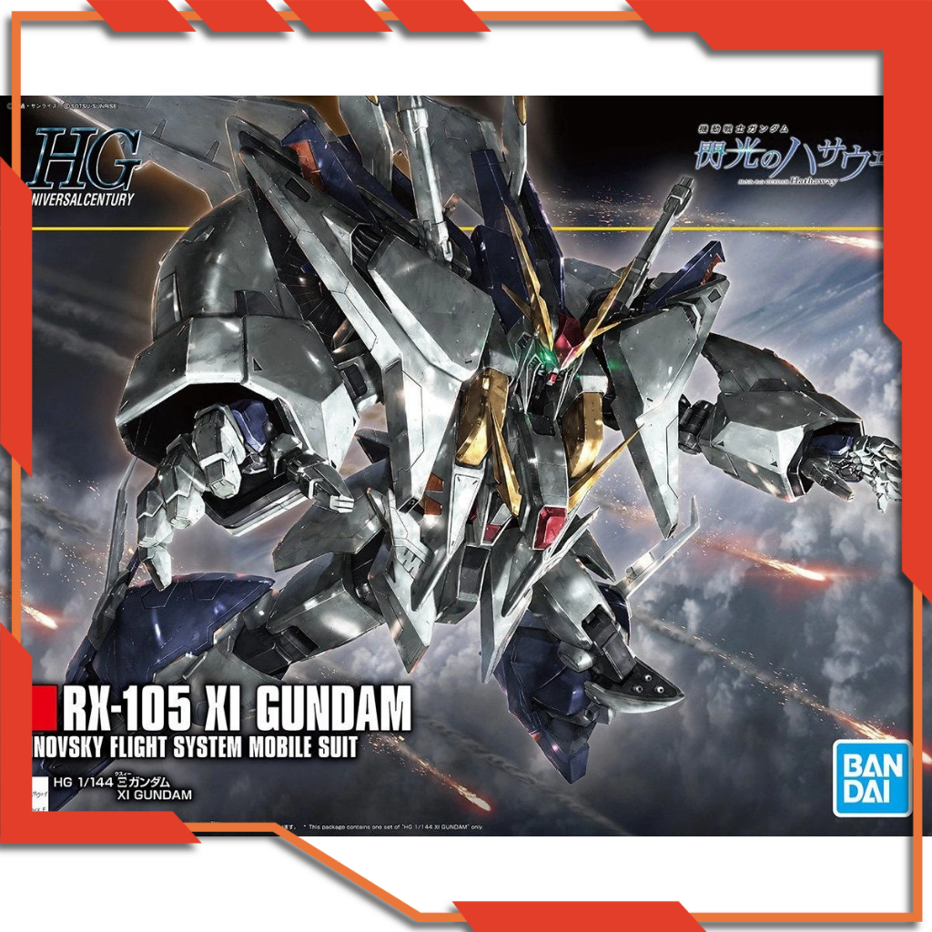 [HÀNG SẴN] Mô hình lắp ráp HG RX-105 Xi Gundam tỉ lệ 1/144 - Chính hãng Bandai