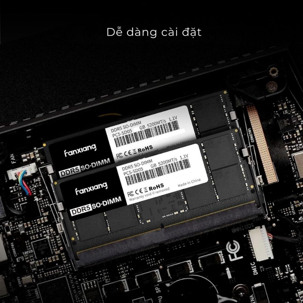 RAM Laptop DDR5 Fanxiang 32GB Bus 4800MHz / 5600MHz SODIMM Nhập Khẩu - Nâng Cấp Hiệu Năng Đỉnh Cao | BigBuy360 - bigbuy360.vn