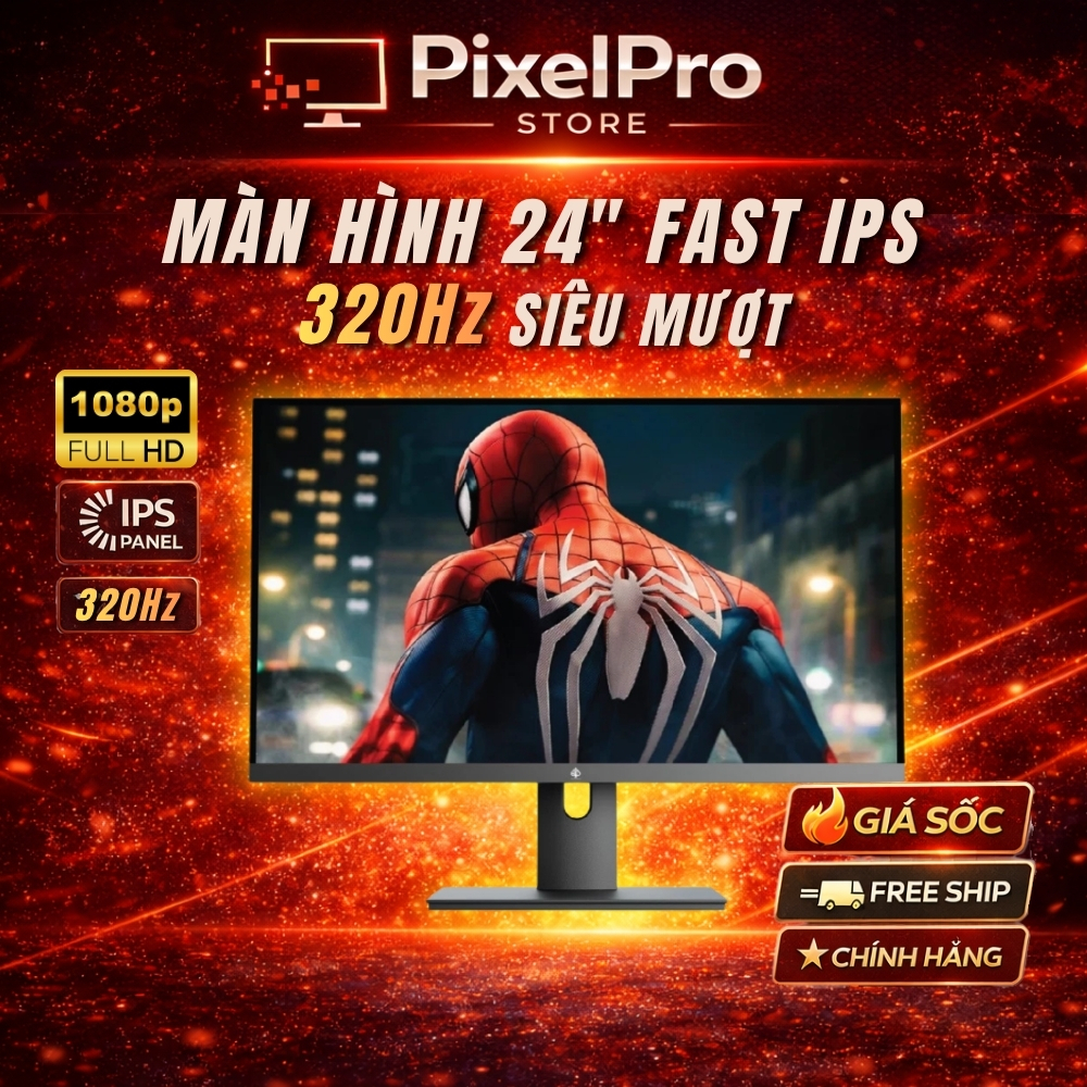 Màn hình 24 inch 320hz Fast ips Full HD 1ms - Chuyên Game