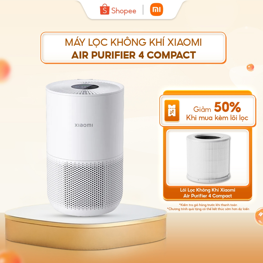 [Lõi Lọc Giảm 50%] Máy lọc không khí Xiaomi Smart Air Purifier 4 Compact BHR5860EU/ Lõi lọc không kh