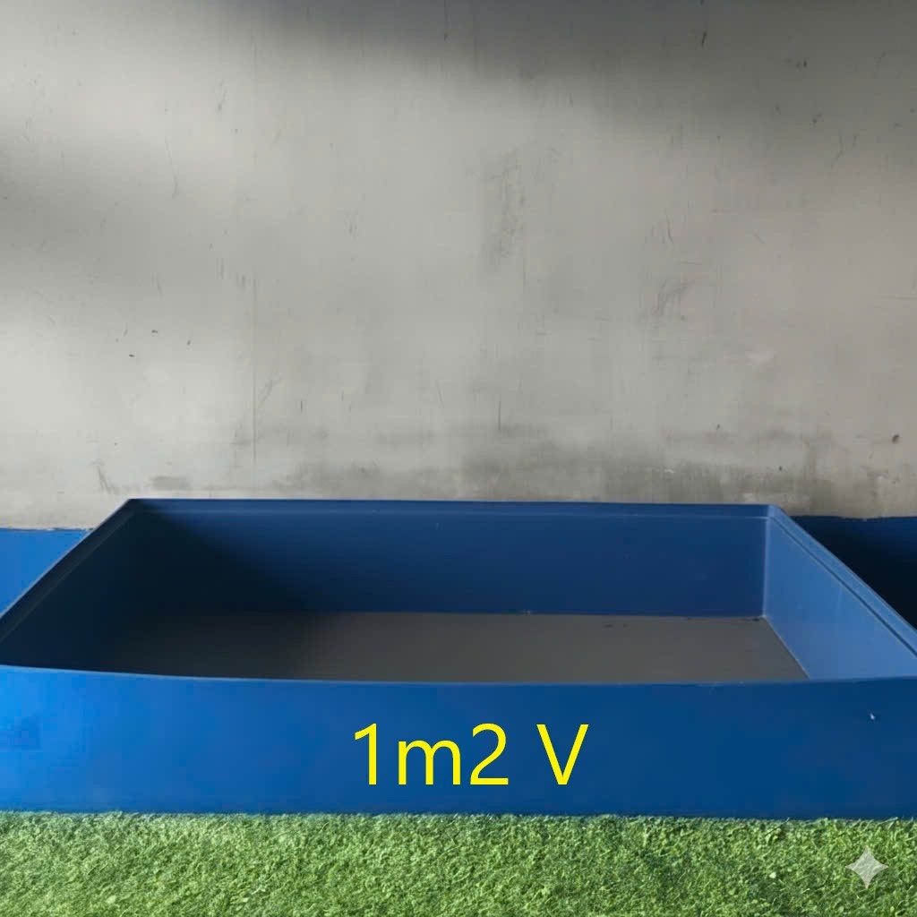 Khay Nhựa Xếp Gấp Gọn 60 Vuông, 80 Vuông, 1m Vuông, 1m2 Vuông Dùng Để Lót Lồng Gà (Không Chứa Nước)