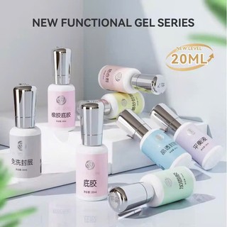 Top bóng, base, cứng móng hoa hồng chính hãng mẫu mới 20ml sơn gel UV làm nail