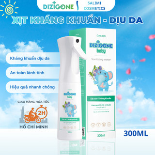 Xịt kháng khuẩn Dizigone Baby (300ml) Xịt tay chân, đồ gặm nướu, đồ chơi, đồ dùng của bé, phòng bệnh