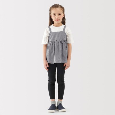 [26SS] MUJI Áo Hai Dây Vải Cool Touch Seersucker - Trẻ Em