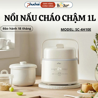 Nồi Nấu Cháo Chậm Bear 1L SC 4H10E Chất Liệu Cao Cấp An Toàn, Tiết Kiệm Thời Gian  Tiện Lợi Khi Nấu - Điện Máy Phúc Hải