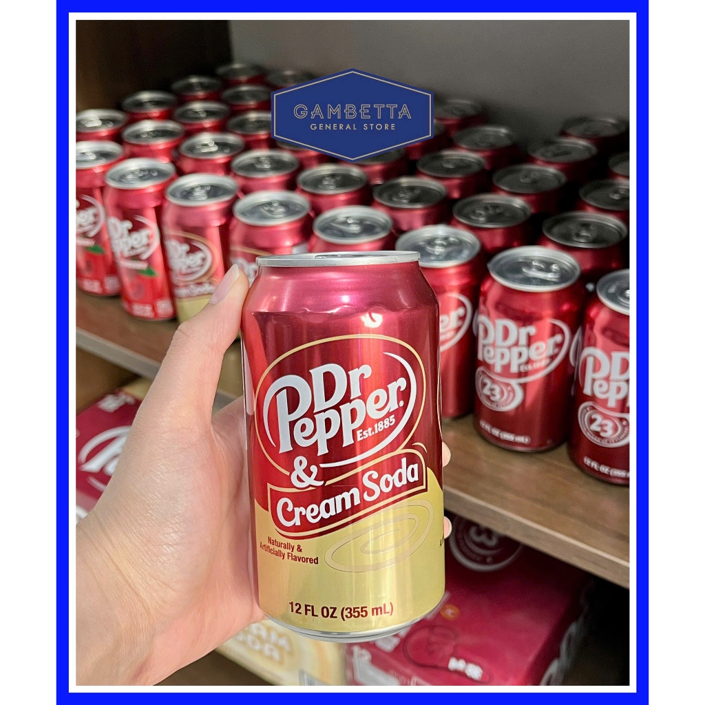 Nước Dr Pepper Cream Soda 355ml
