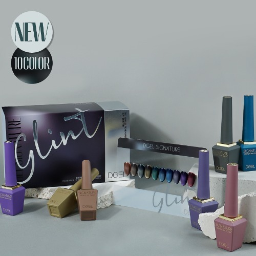 Set 10 sơn gel móng tay DGEL SIGNATURE GLINT 12ml