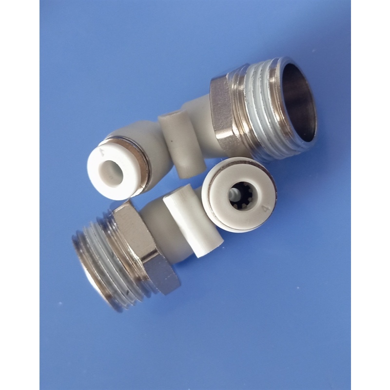 Đầu nối Góc khí nén PL4-03 Ren ngoài 3/8