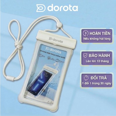 Túi đựng điện thoại Chống Nước Phao Nổi Cao Cấp DOROTA tiêu chuẩn ipx8 bền bỉ khi đi bơi lặn du lịch dã ngoại