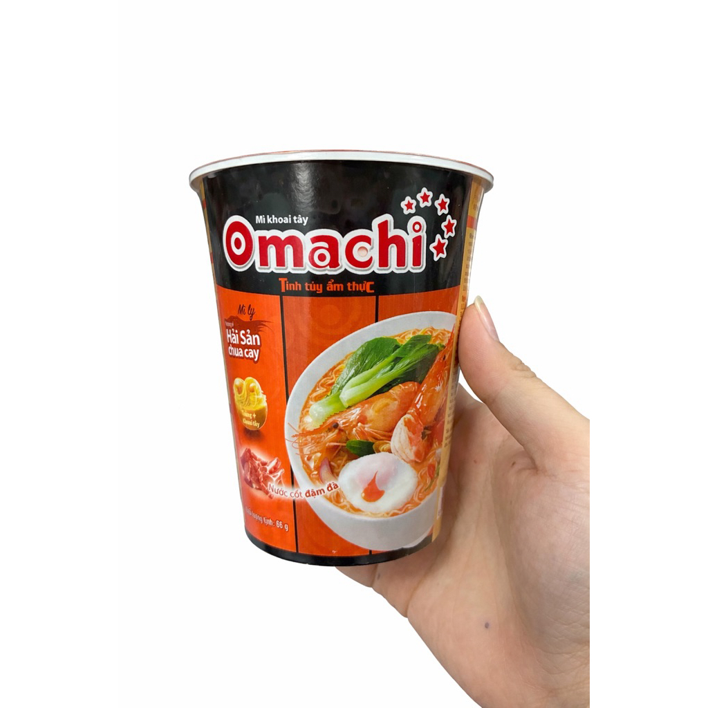 Mì ly khoai tây Omachi – Hải sản chua cay ly