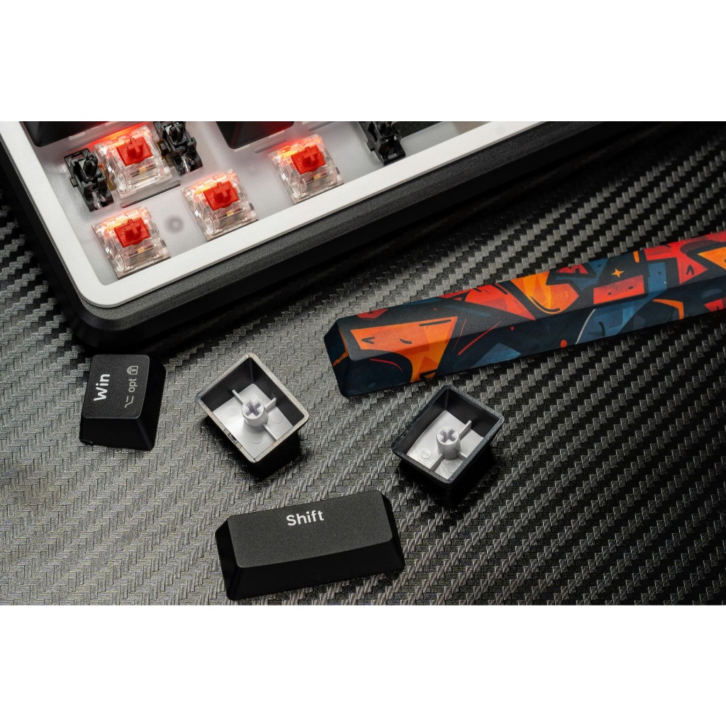 Bàn phím cơ gaming E-DRA EK375S, EK368S, EK398S Núm vặn, 3 mode, EK375V2 có dây. BH chính hãng 2 năm | BigBuy360 - bigbuy360.vn