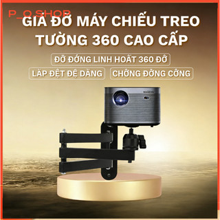 【🔥Rẻ】Giá Đỡ Máy Chiếu Treo Tường Chất Liệu Thép Carbon Cao Cấp Thiết Kế Xoay 360* Gấp Gọn Đa Chiều
