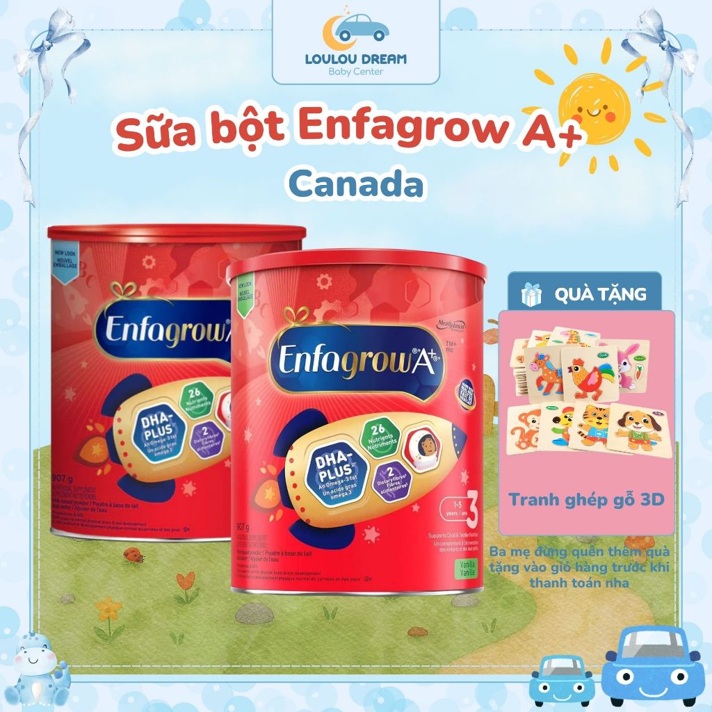 Sữa Enfa Canada - Enfagrow Canada số 3 907gr