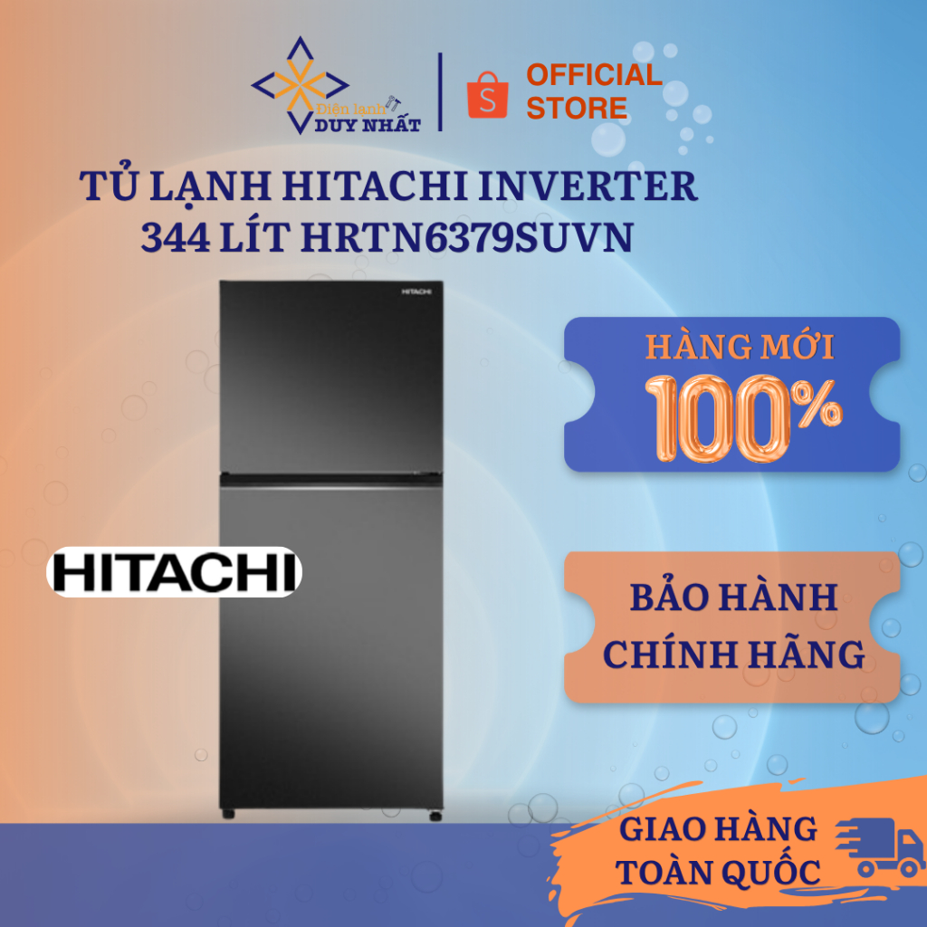 Tủ lạnh Hitachi Inverter 344 lít HRTN6379SUVN
