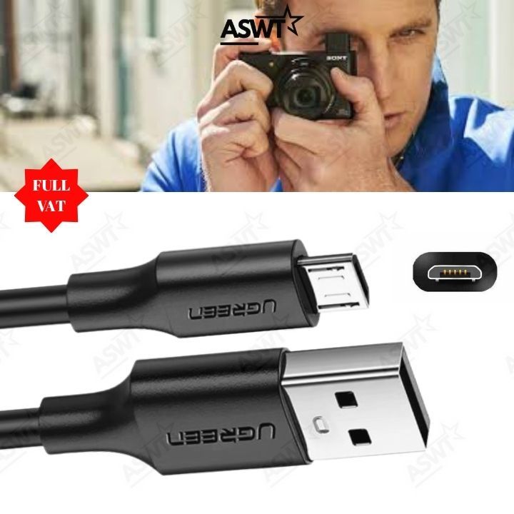 Dây USB kết nối máy tính với Máy ảnh Sony CyberShot DSC-HX80 DSC-HX90 DSC-HX200 DSC-HX300 , cáp máy 