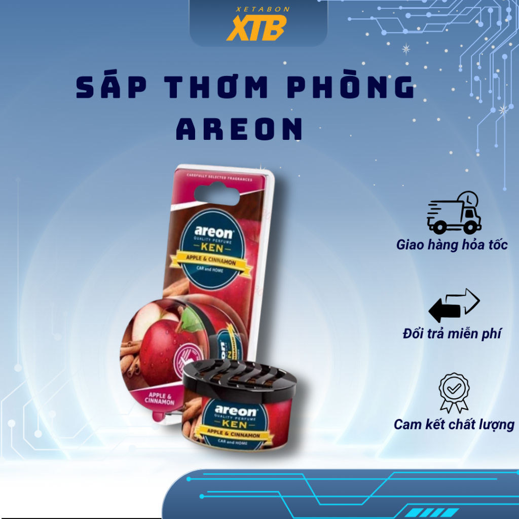 [Made in Bulgaria] Sáp Thơm Phòng AREON Khử Mùi Cao Cấp - Areon KEN Nhập Khẩu Hàng Chính Hãng