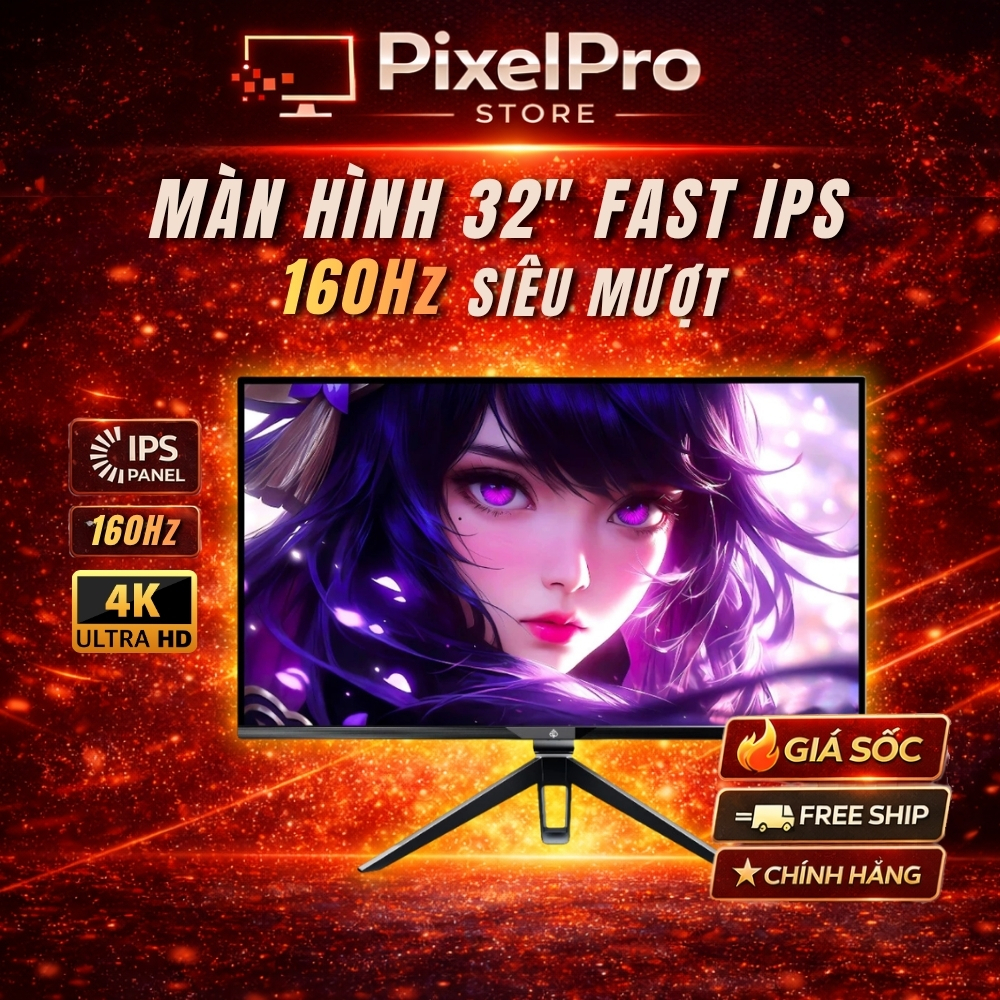 MÀN HÌNH AFD GAMING 32 INCH 4K 160HZ AFD 324U – FAST IPS SIÊU MƯỢT (DUAL MODE 320HZ)